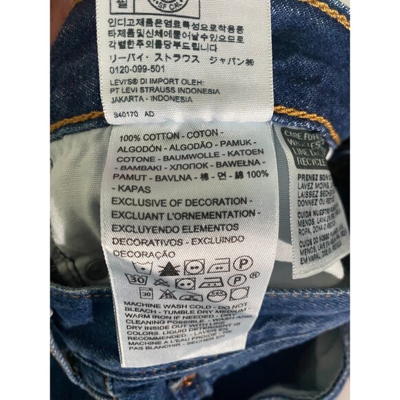 Levi's Wedgie Straight Medium Wash Jean 28 - Picture 9 of 9